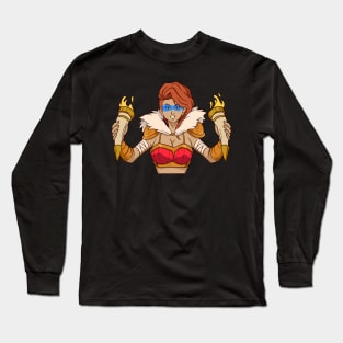 Shield maiden with tink horns Long Sleeve T-Shirt